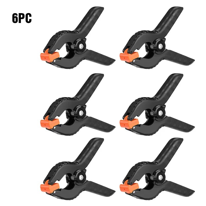 Photography Backdrop Muslin - 6pcs 3inch Spring Clamps Heavy Duty