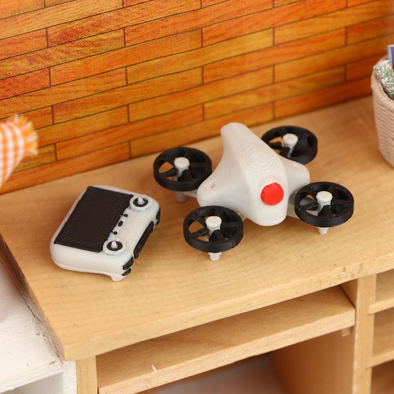 Photography Product - Miniature Simulation Drone Model With Remote