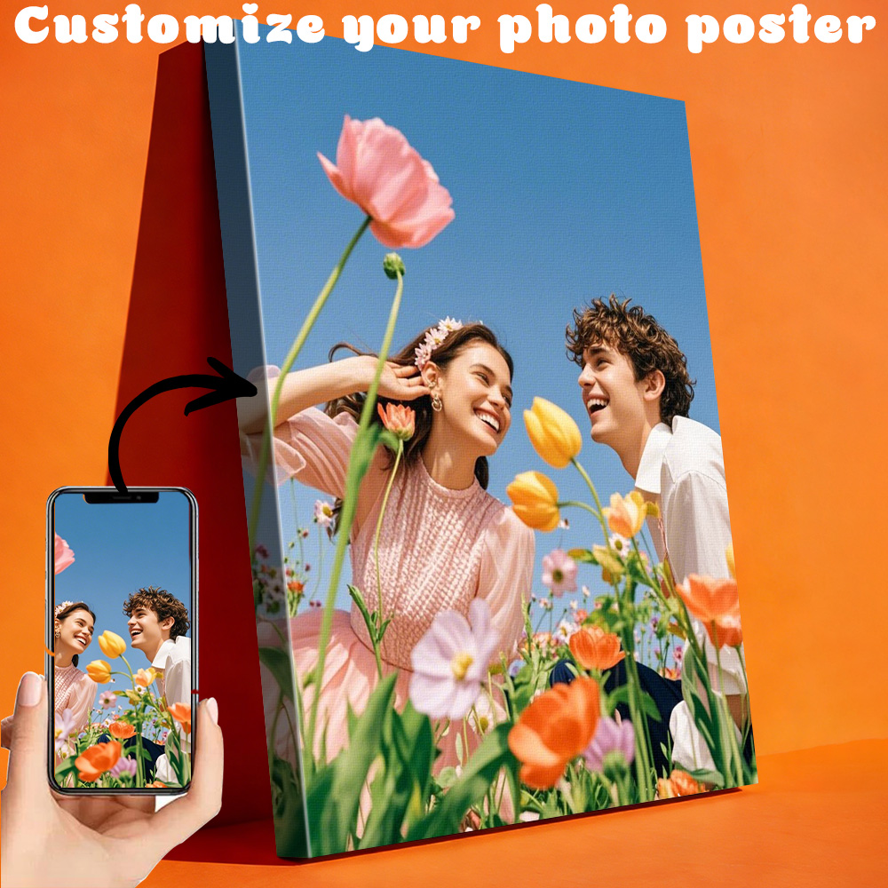 Photography Definition - 1 customized photo canvas, optional DIY
