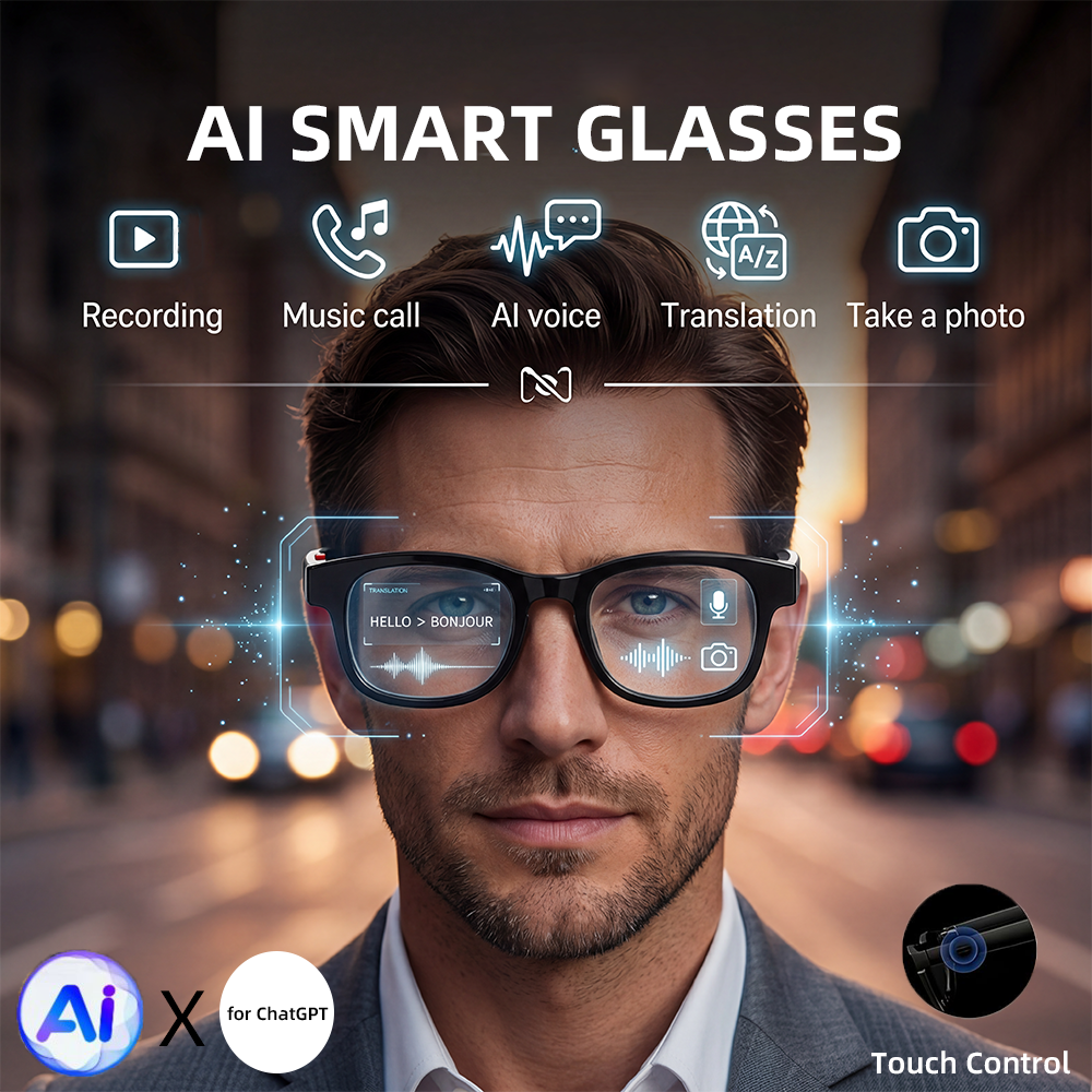 Photography Product - AI Smart Glasses Touch Control Photo