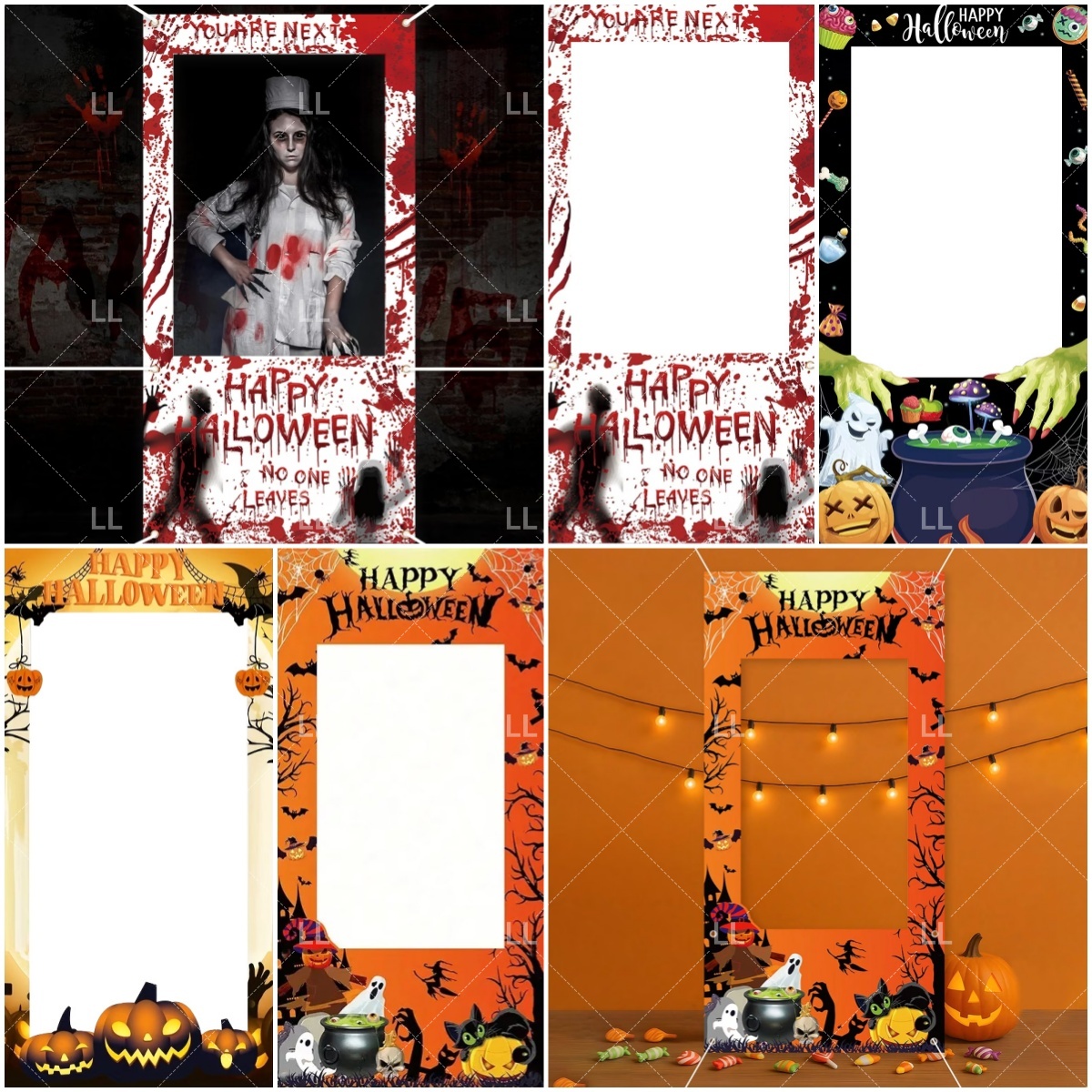 Photography Zone - Halloween Background Party Supplies Photo Booth
