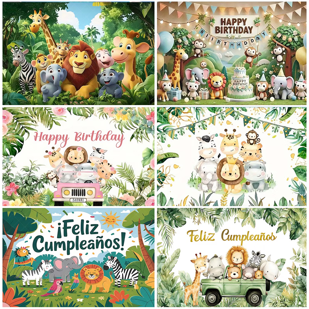 Photography Sport - Tropical Jungle Safari Photography Backdrop Wild
