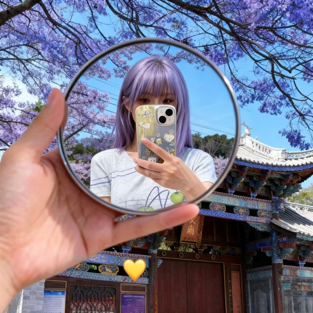 Photography Product - Round Convex Mirror Travel Selfie Photo