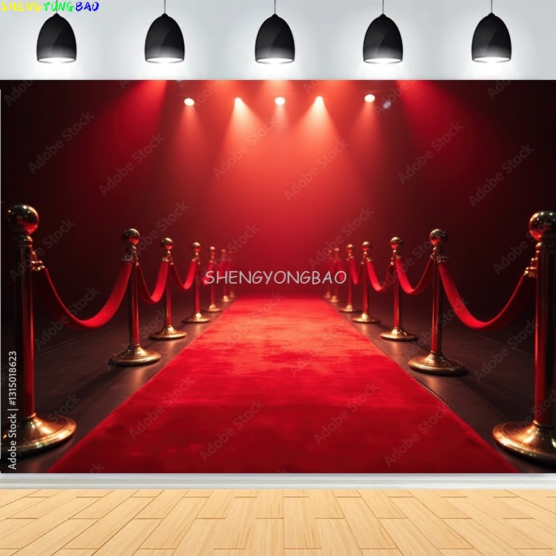 Photography Award - Luxury Red Carpet Award Stage Background