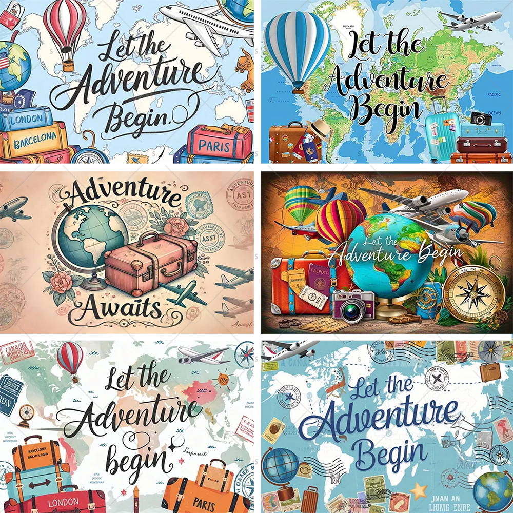 Photography Sport - Let The Adventure Begin World Airplane