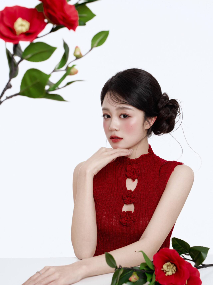 Photography Vintage Style - New Vintage Korean Style Minimalist Red