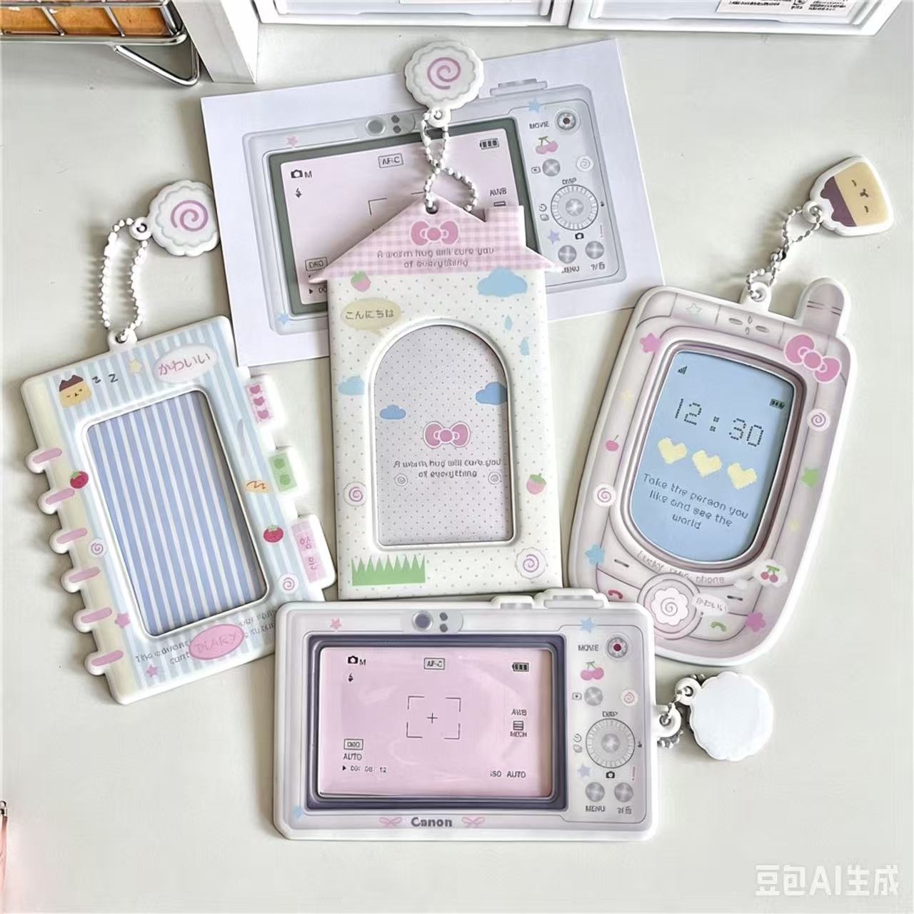 Photography Product - 1PC Cartoon Kpop Photocard Holder Camera
