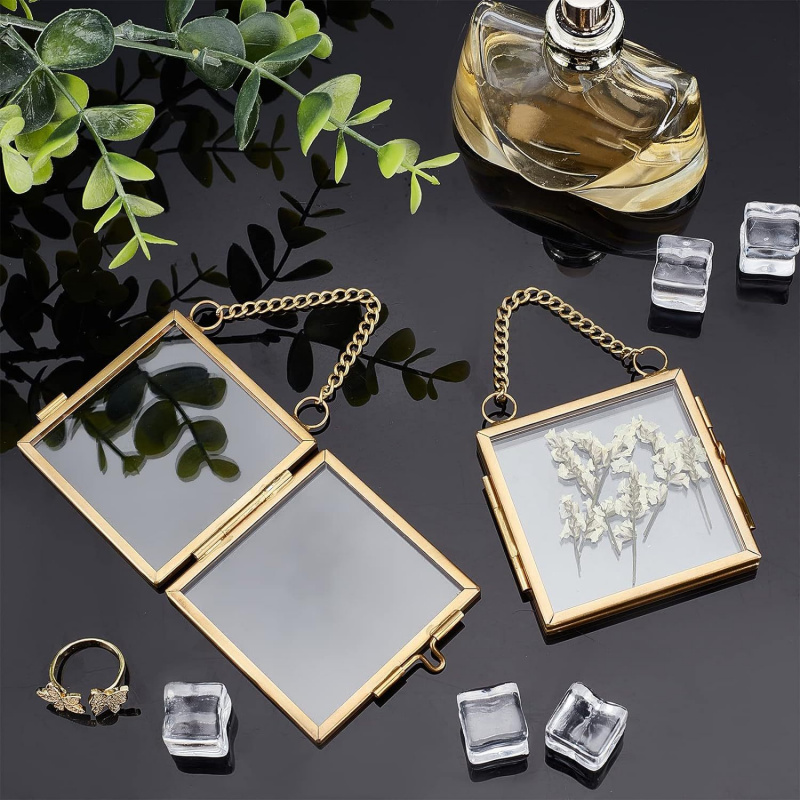Photography Definition - Simple metal photo frame, high-transparency glass