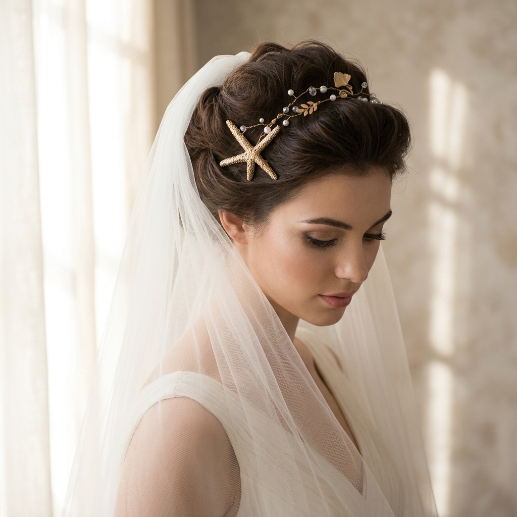 Handcrafted Bridal Starfishs H - Photography Vintage Style avis et prix