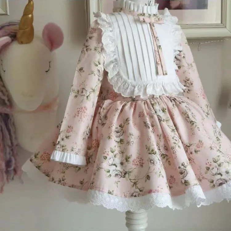 0-12Y Baby Girl Autumn Pink Ro - Photography Vintage Style avis et prix