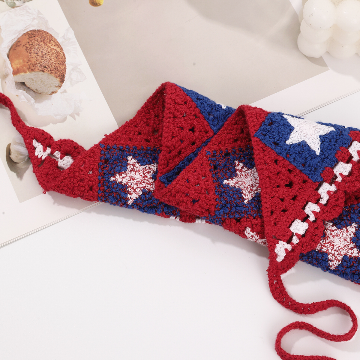 1pc Sweet Handmade Crochet Hol - Photography Triangle avis et prix