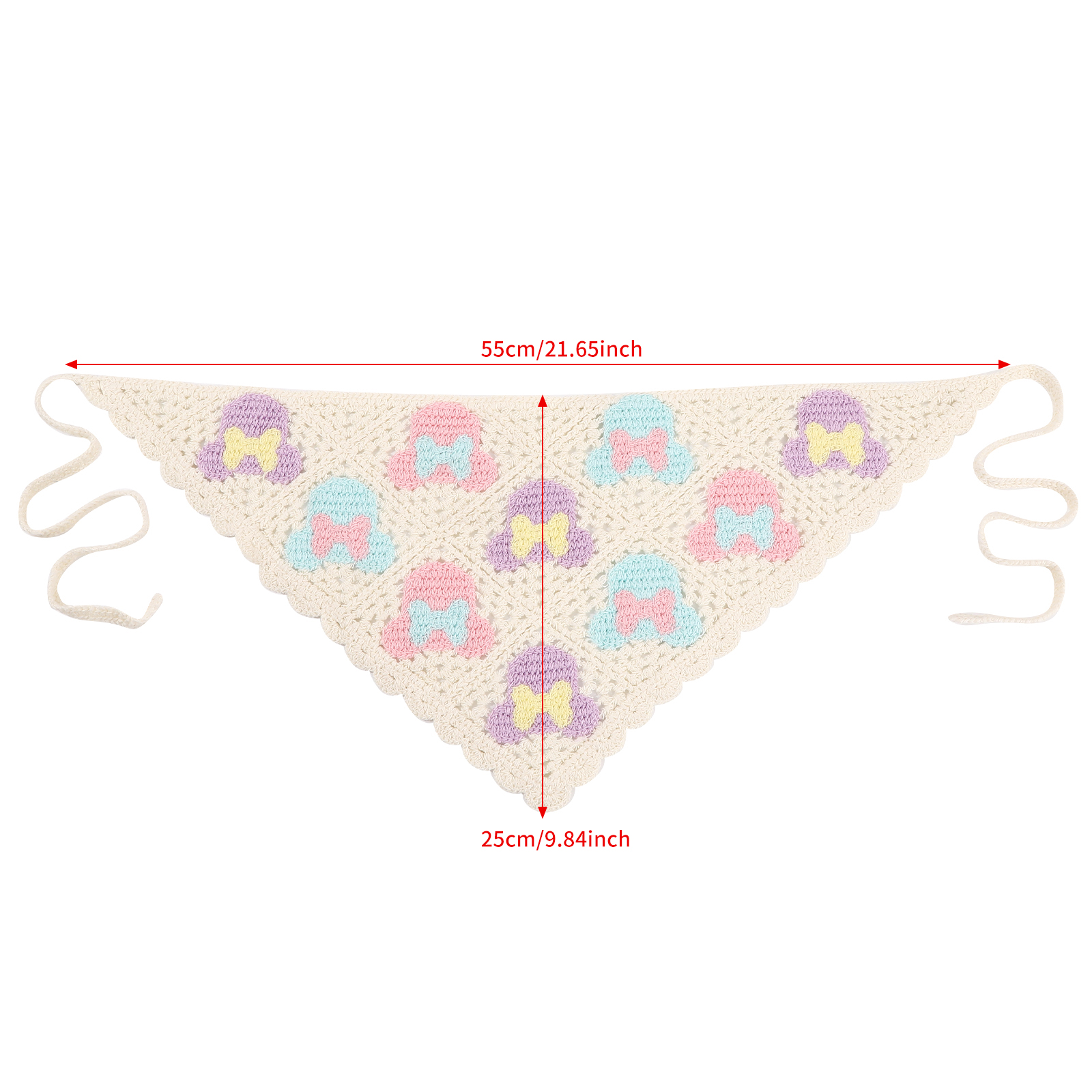 1pc Spring Summer Knitted Tria - Photography Triangle avis et prix