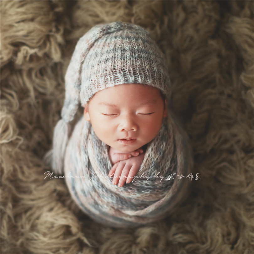 Knit Jersey Wrap And Hat Sets  - Photography Outfit avis et prix