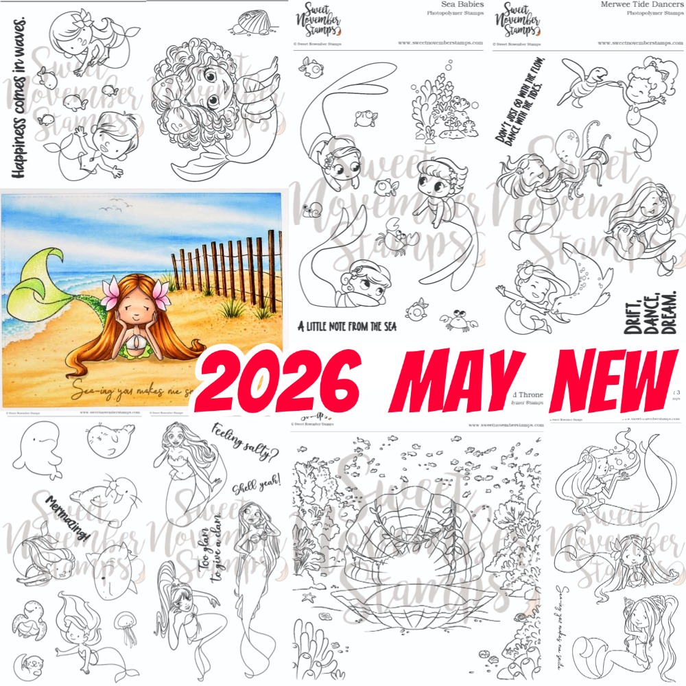2026 New Clear Stamp Set - Sea - Photography Umbrella avis et prix