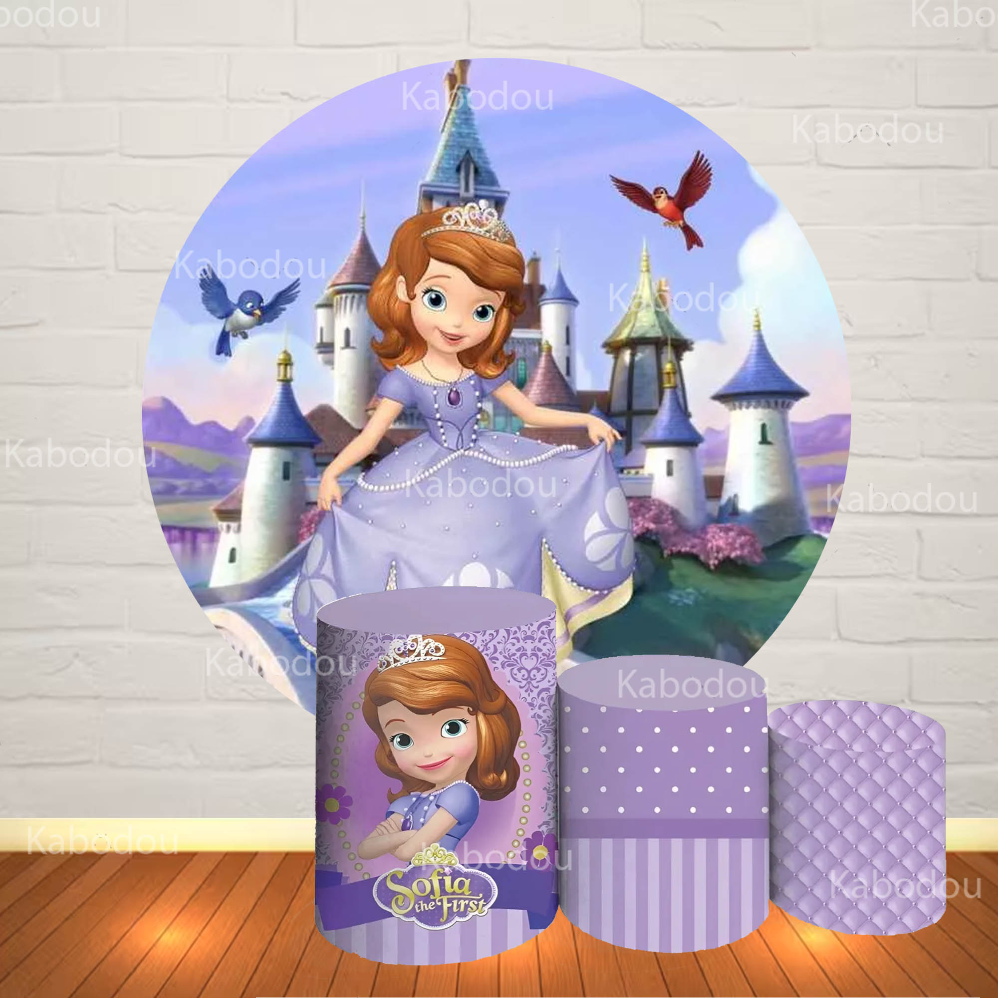 Sofia the First Round Backdrop - Photography Class avis et prix