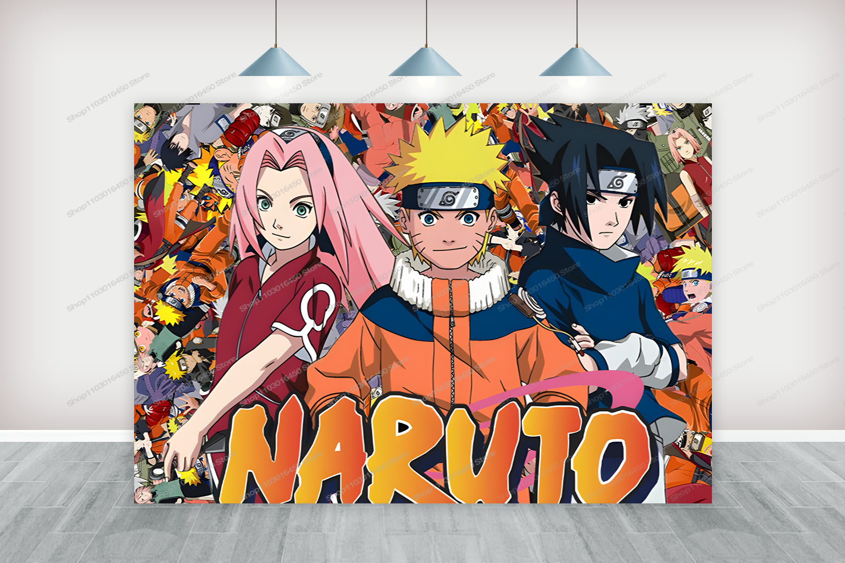 Naruto Backdrop For Boys Birth - Photography Class avis et prix