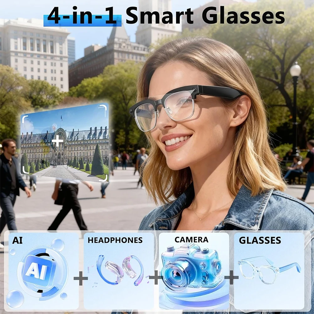 4K Smart AI Glasses 8MP Camera - Photography Product avis et prix