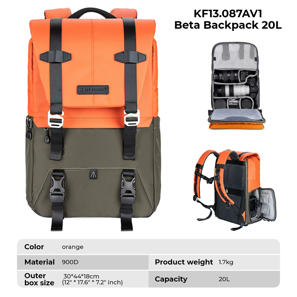 K&F CONCEPT Camera Backpack Tr - Photography Product avis et prix