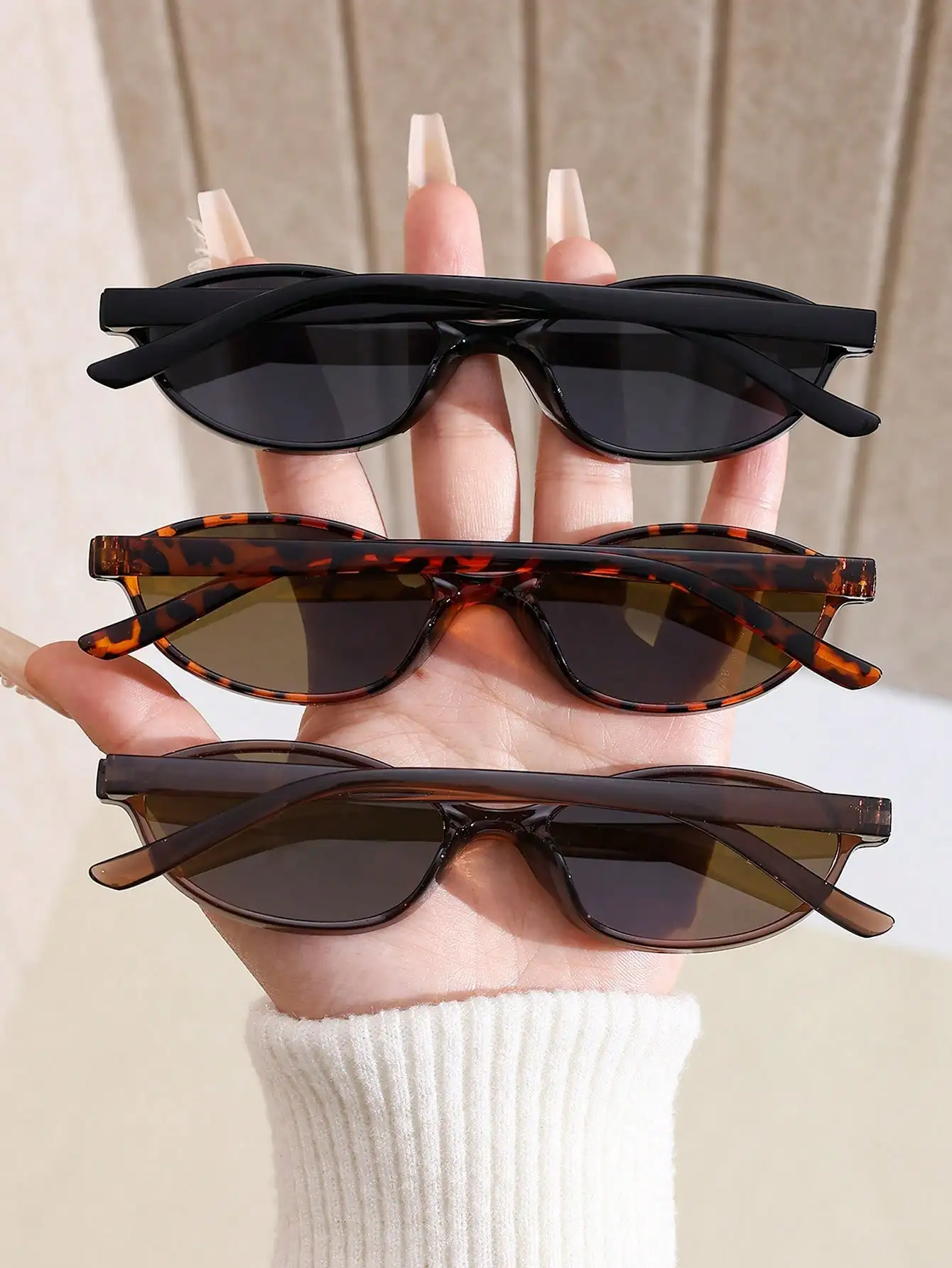 1 Pair Retro Geometric Full Fr - Photography Outfit avis et prix