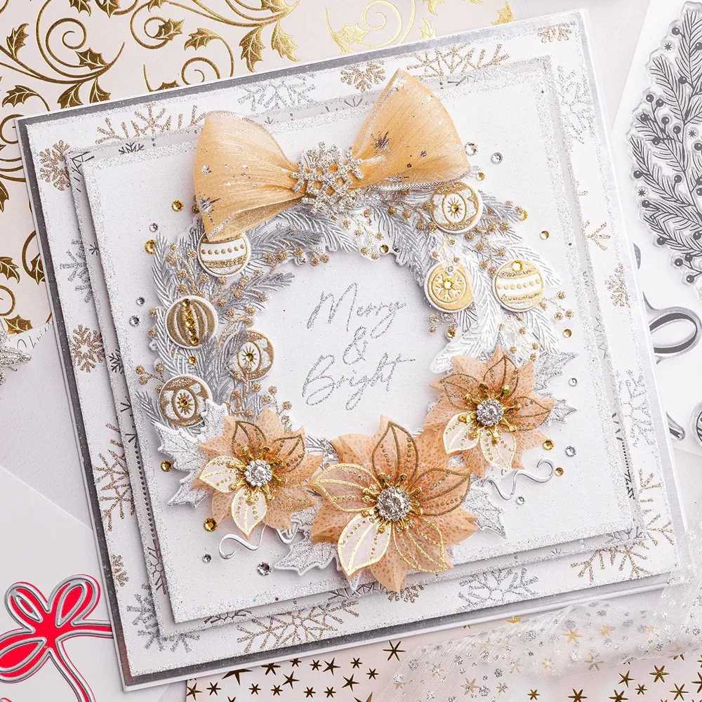 Gilded Floral Merry Christmas  - Photography Umbrella avis et prix
