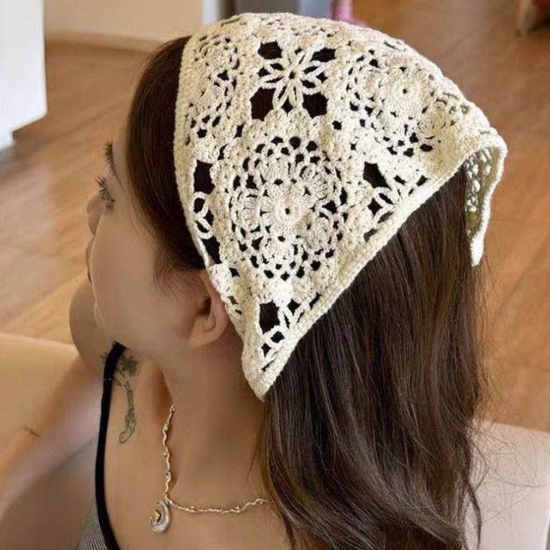 Retro Knitted Triangle Headban - Photography Triangle avis et prix