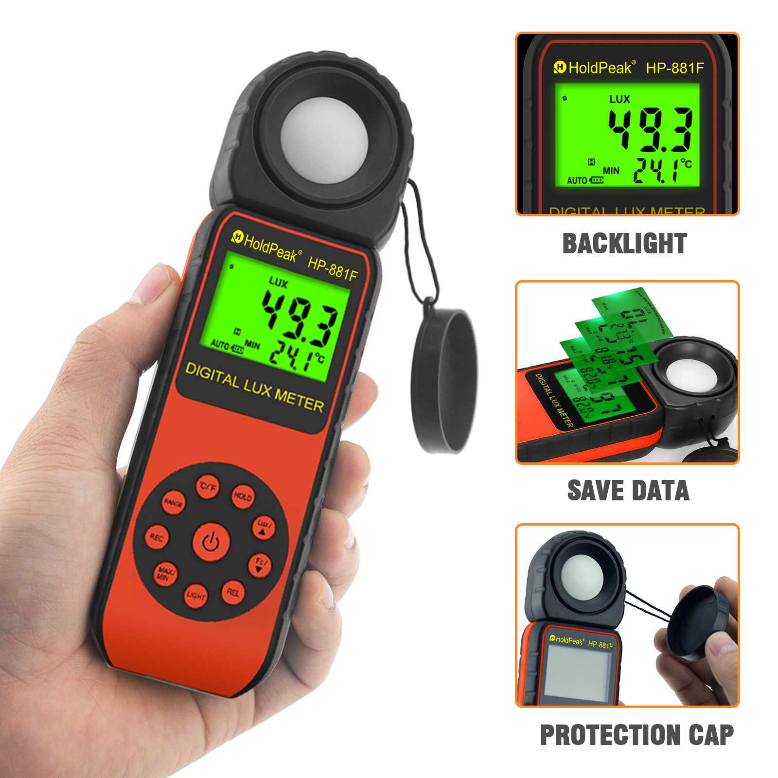 Digital Lux Meter 0.1-400,000L - Photography Hp avis et prix