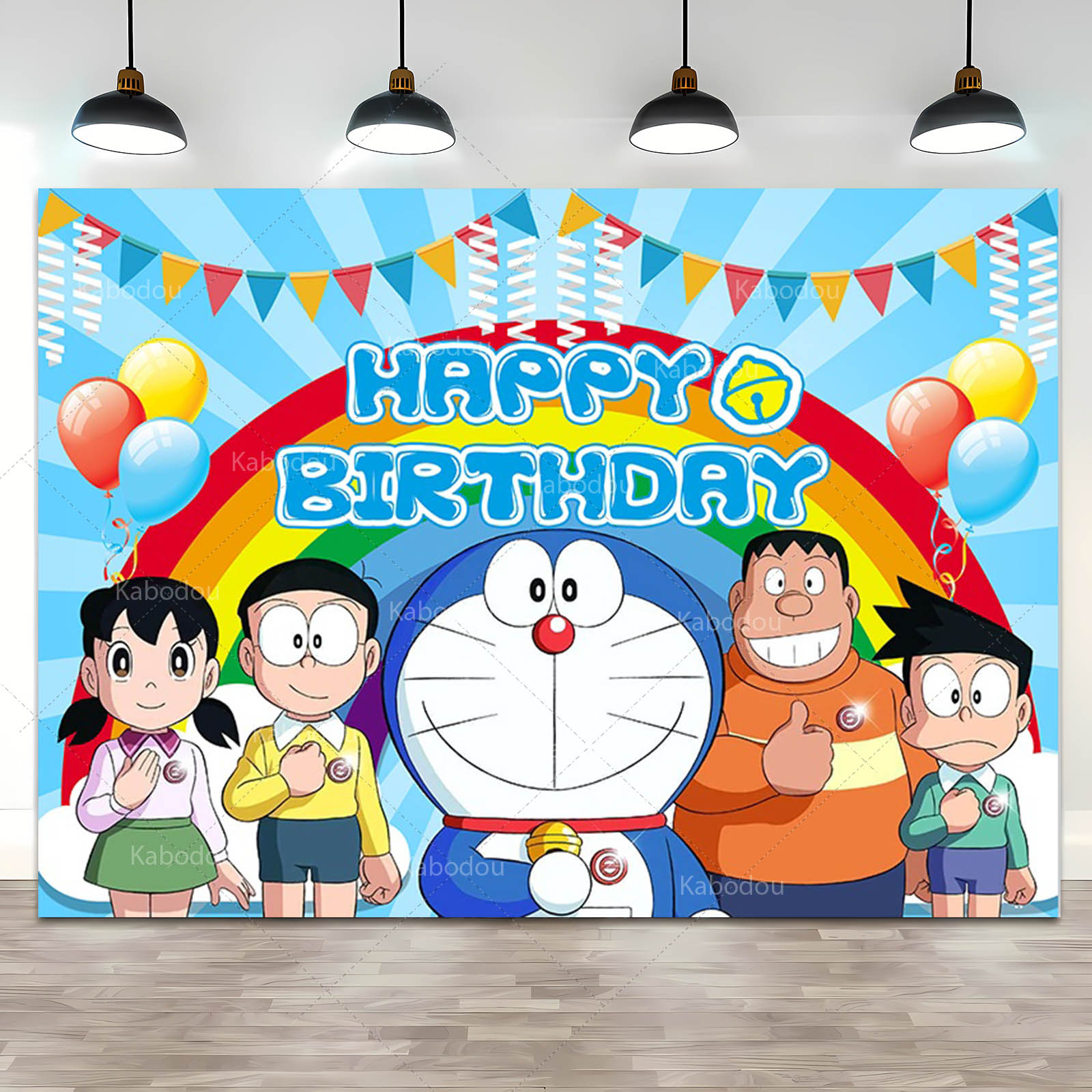 Doraemon Party Backdrop Blue C - Photography Class avis et prix