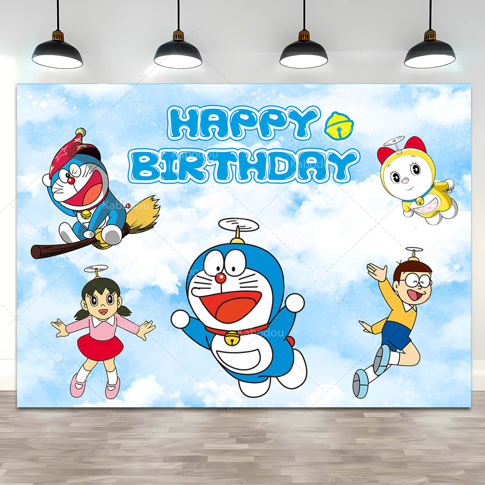 Doraemon Party Backdrop Blue C - Photography Class avis et prix