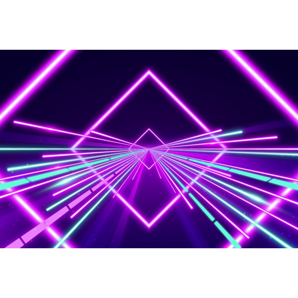 Neon Color Dance Stage Backdro - Photography Zone avis et prix