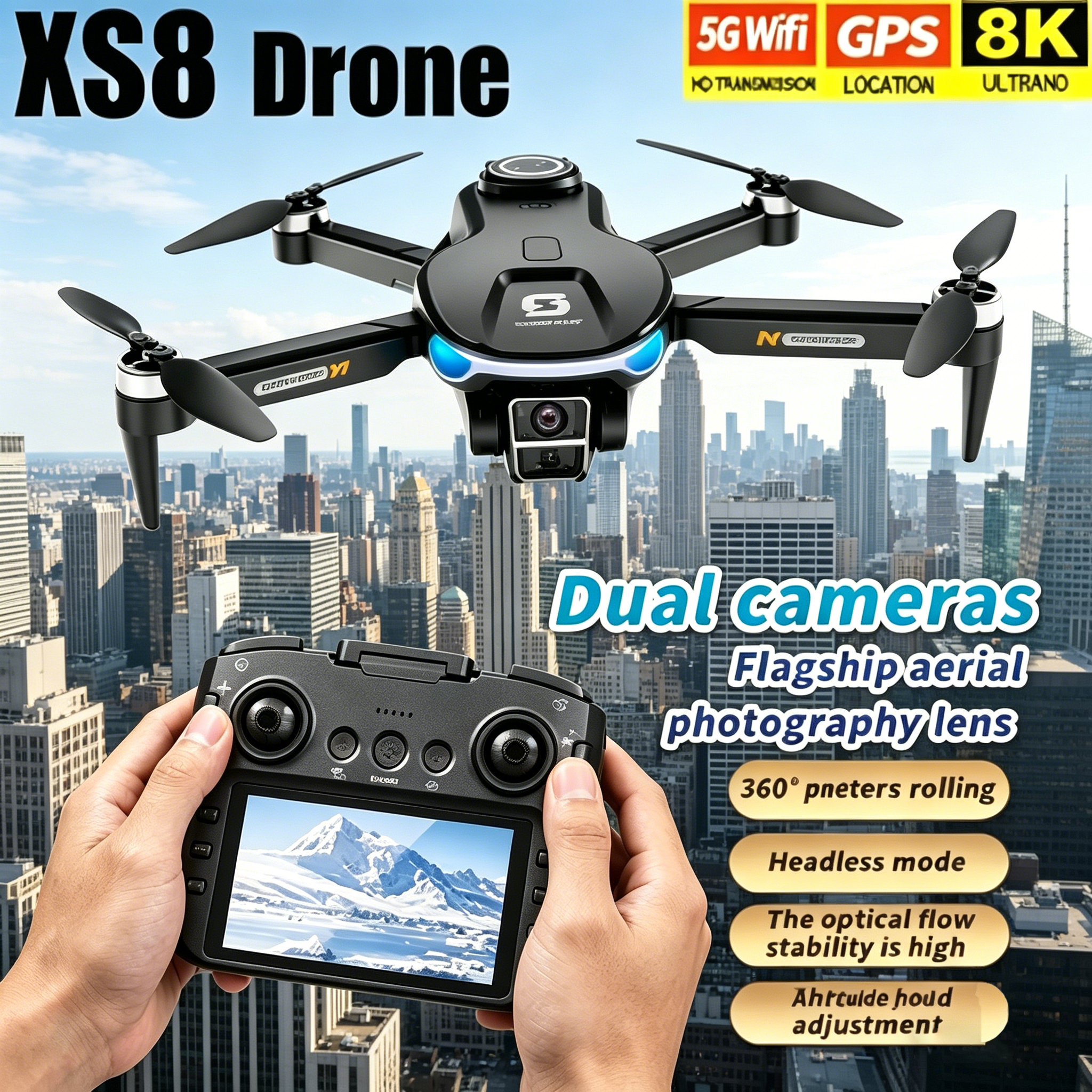 HD 8K Professional GPS Drone w - Photography Drone avis et prix