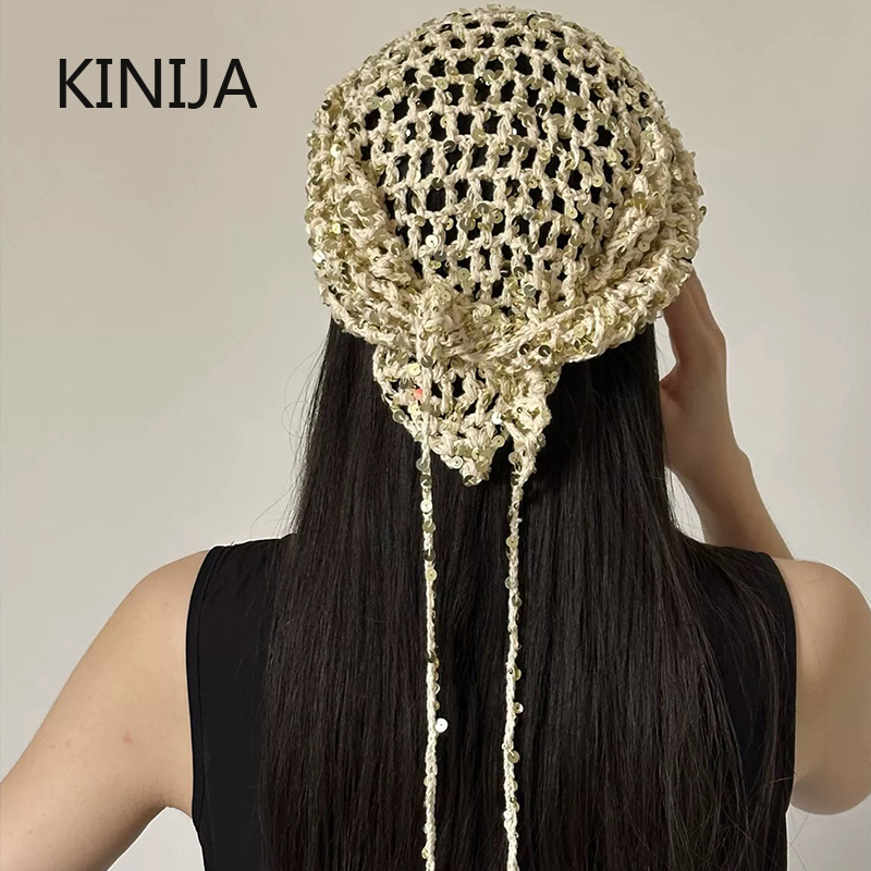 Ins Style Sequined Hollow Knit - Photography Triangle avis et prix