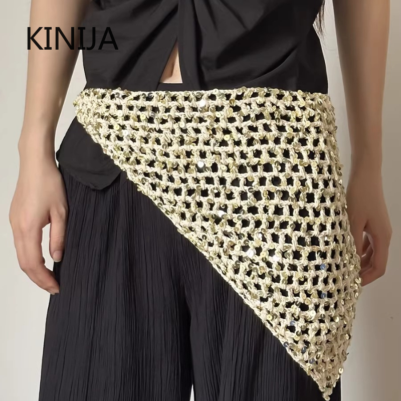 Ins Style Sequined Hollow Knit - Photography Triangle avis et prix