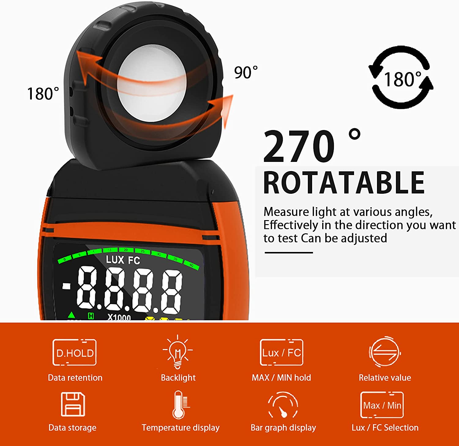 Light Meter HOLDPEAK 8801A Dig - Photography Hp avis et prix