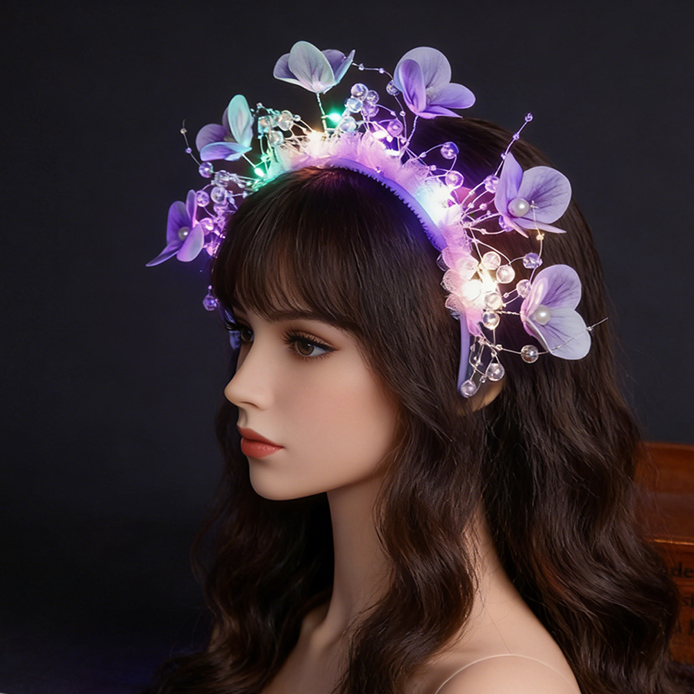 Glowing Flower Butterfly Headb - Photography Triangle avis et prix