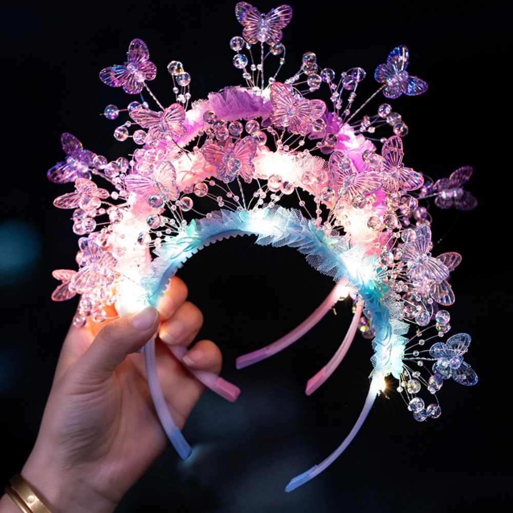 Glowing Flower Butterfly Headb - Photography Triangle avis et prix