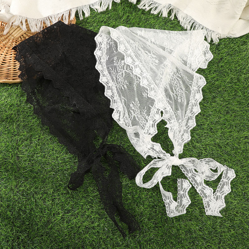 New 1Pc Triangle Lace Scarf Wh - Photography Triangle avis et prix