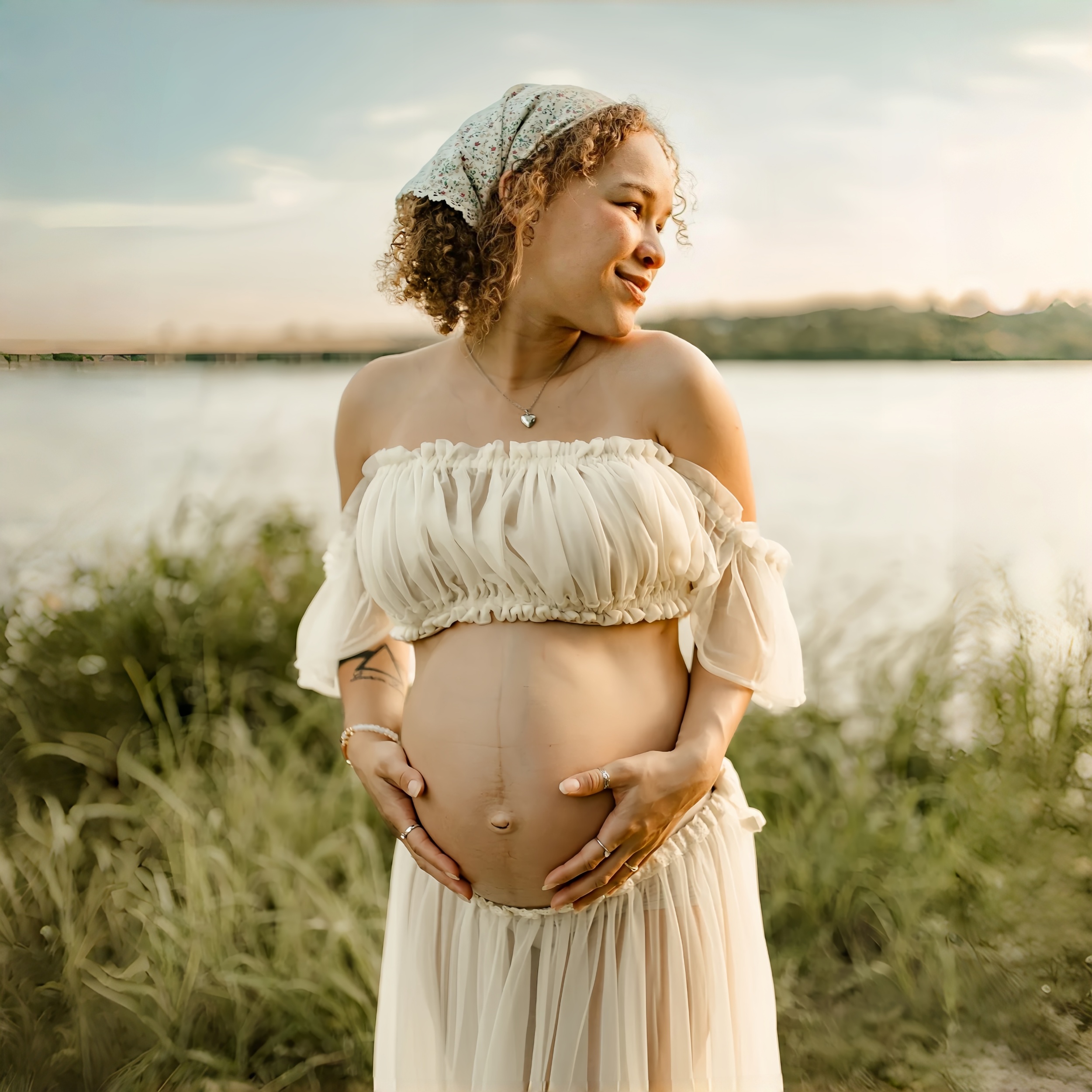2 in 1 Chiffon Matenity Photo  - Photography Outfit avis et prix