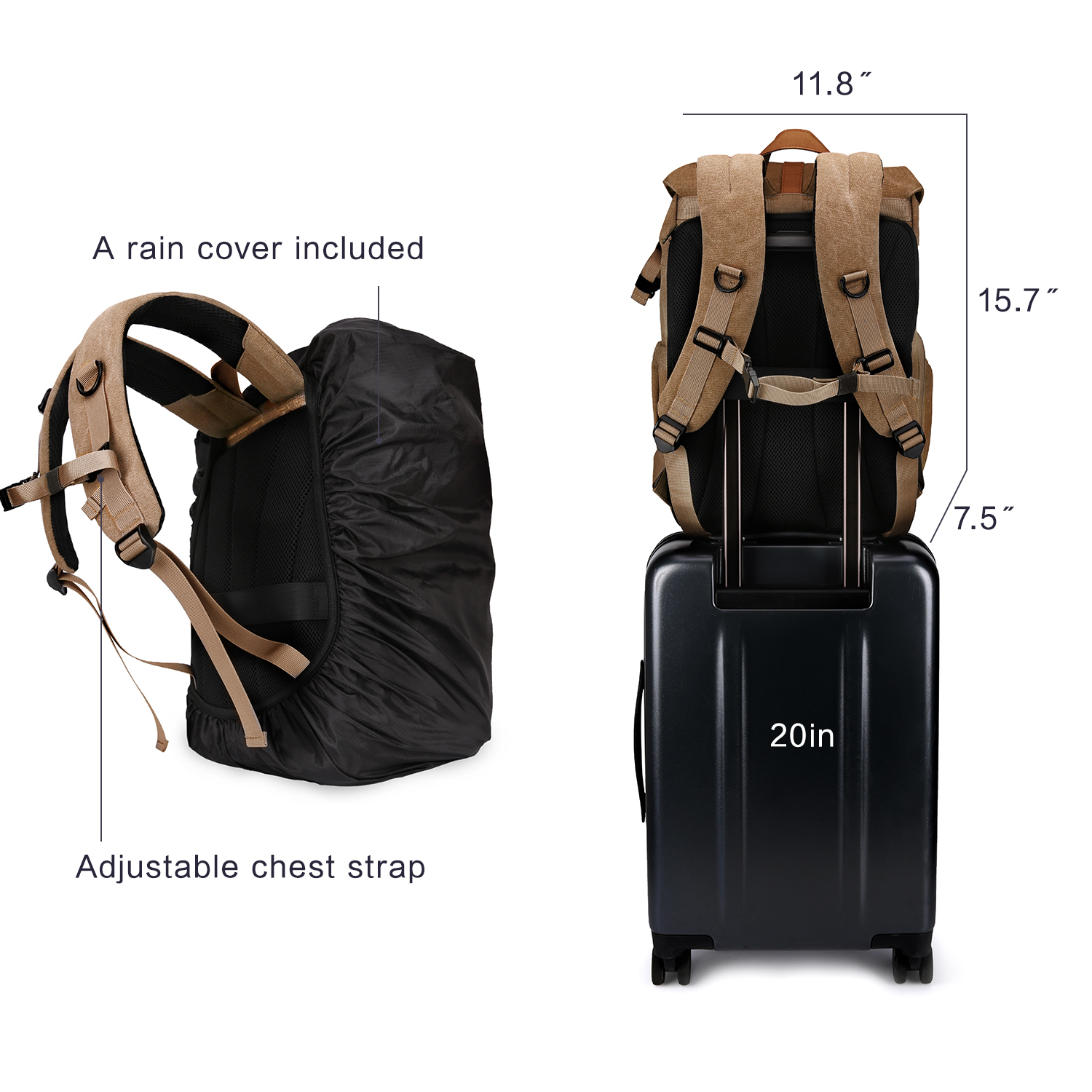 BAGSMART Camera Bag DSLR Photo - Photography Product avis et prix