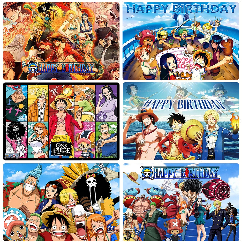 Anime One Piece Luffy Backdrop - Photography Sport avis et prix
