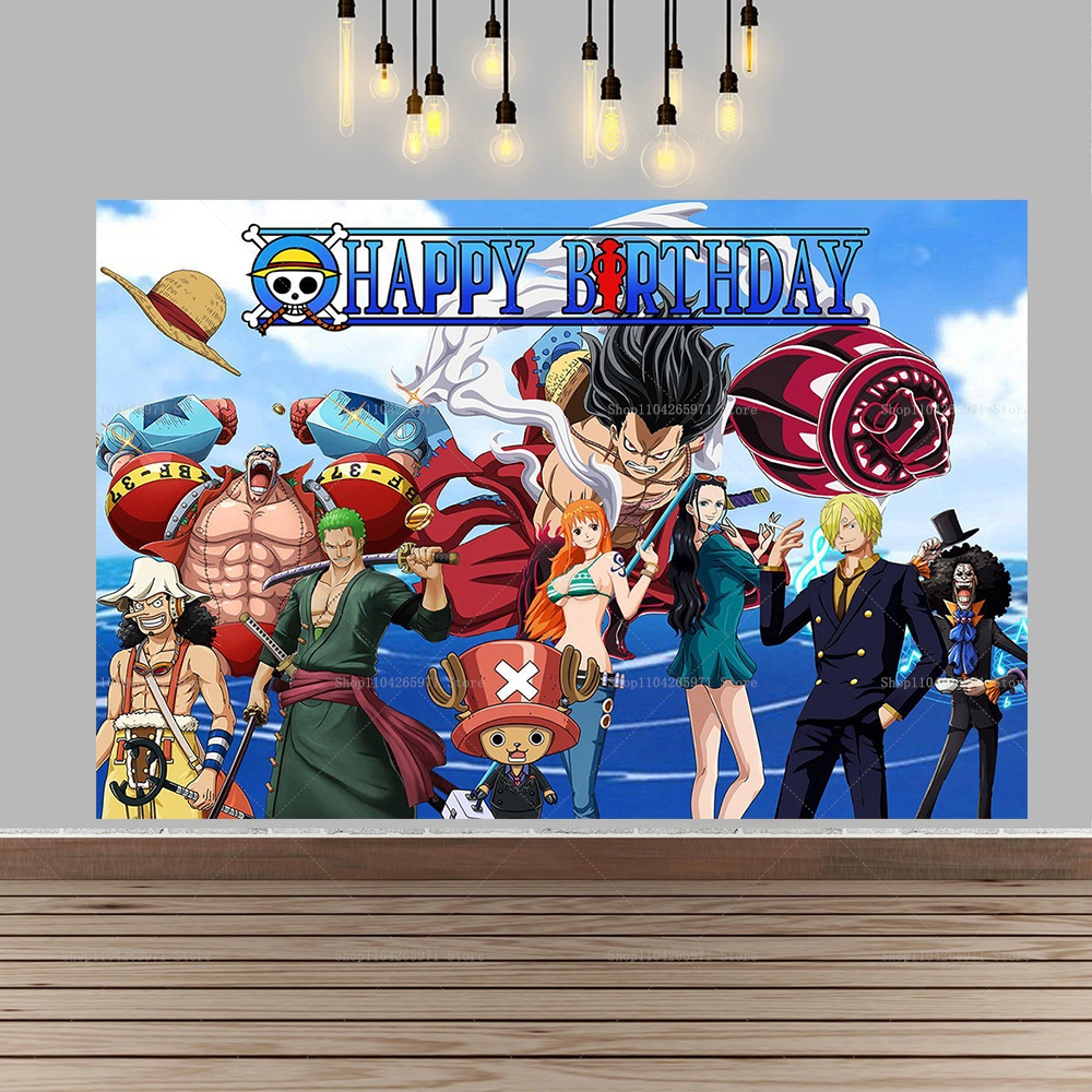Anime One Piece Luffy Backdrop - Photography Sport avis et prix
