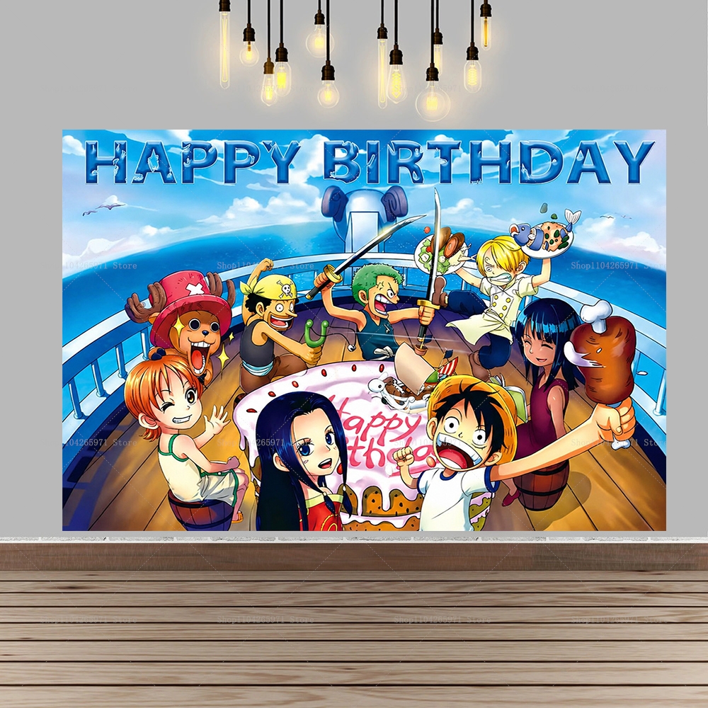 Anime One Piece Luffy Backdrop - Photography Sport avis et prix