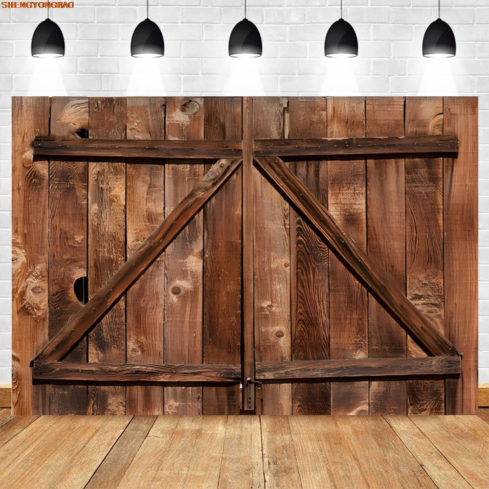Rustic Wood Door Backdrop Vint - Photography Backdrop Muslin avis et prix