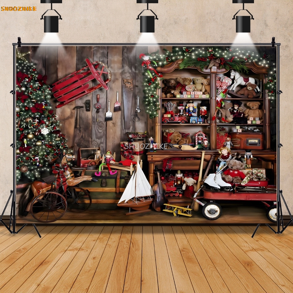 Winter Christmas Photographic  - Photography Backdrop Muslin avis et prix