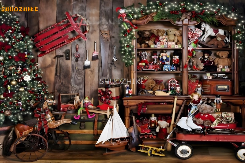 Winter Christmas Photographic  - Photography Backdrop Muslin avis et prix