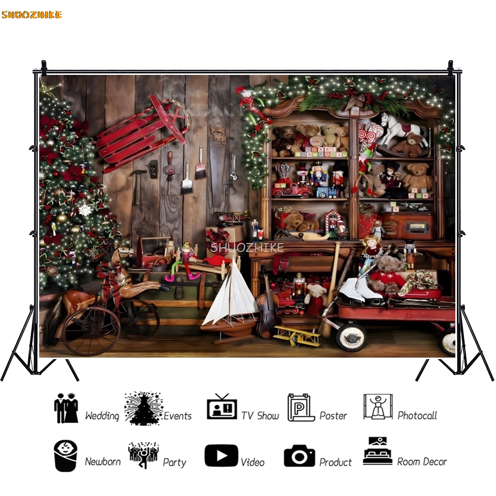 Winter Christmas Photographic  - Photography Backdrop Muslin avis et prix