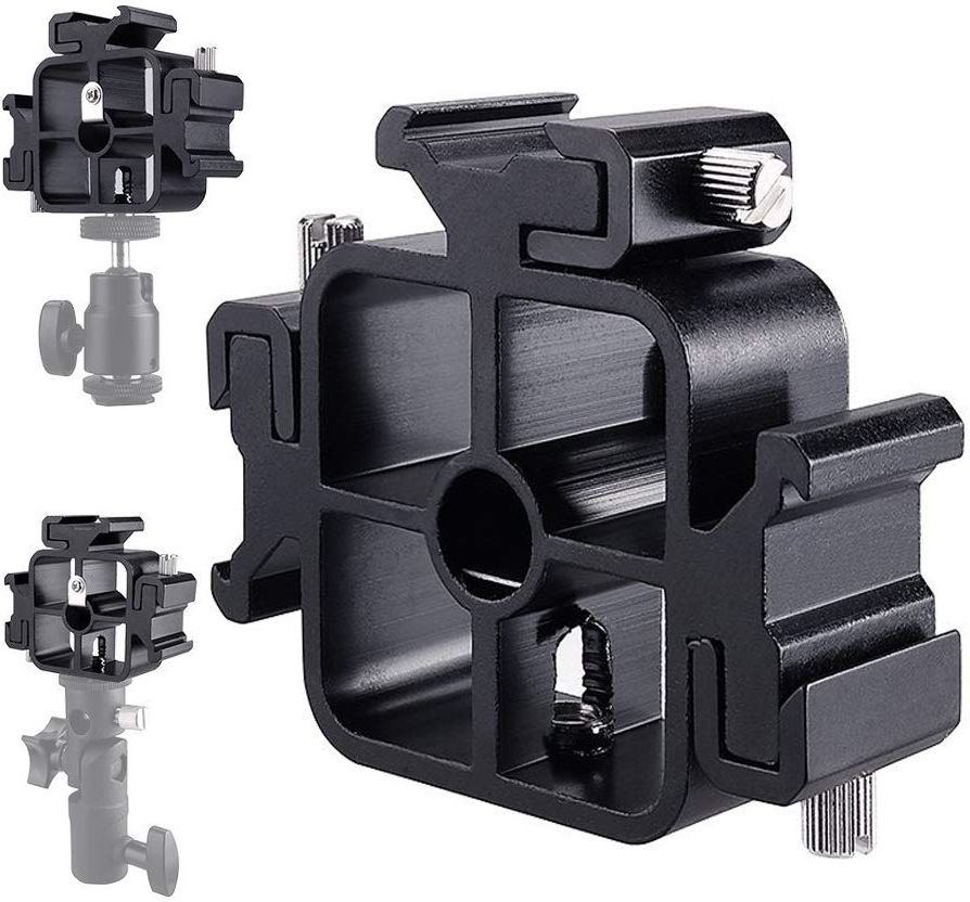 3 Triple Cold Shoe Mount Flash - Photography Umbrella avis et prix