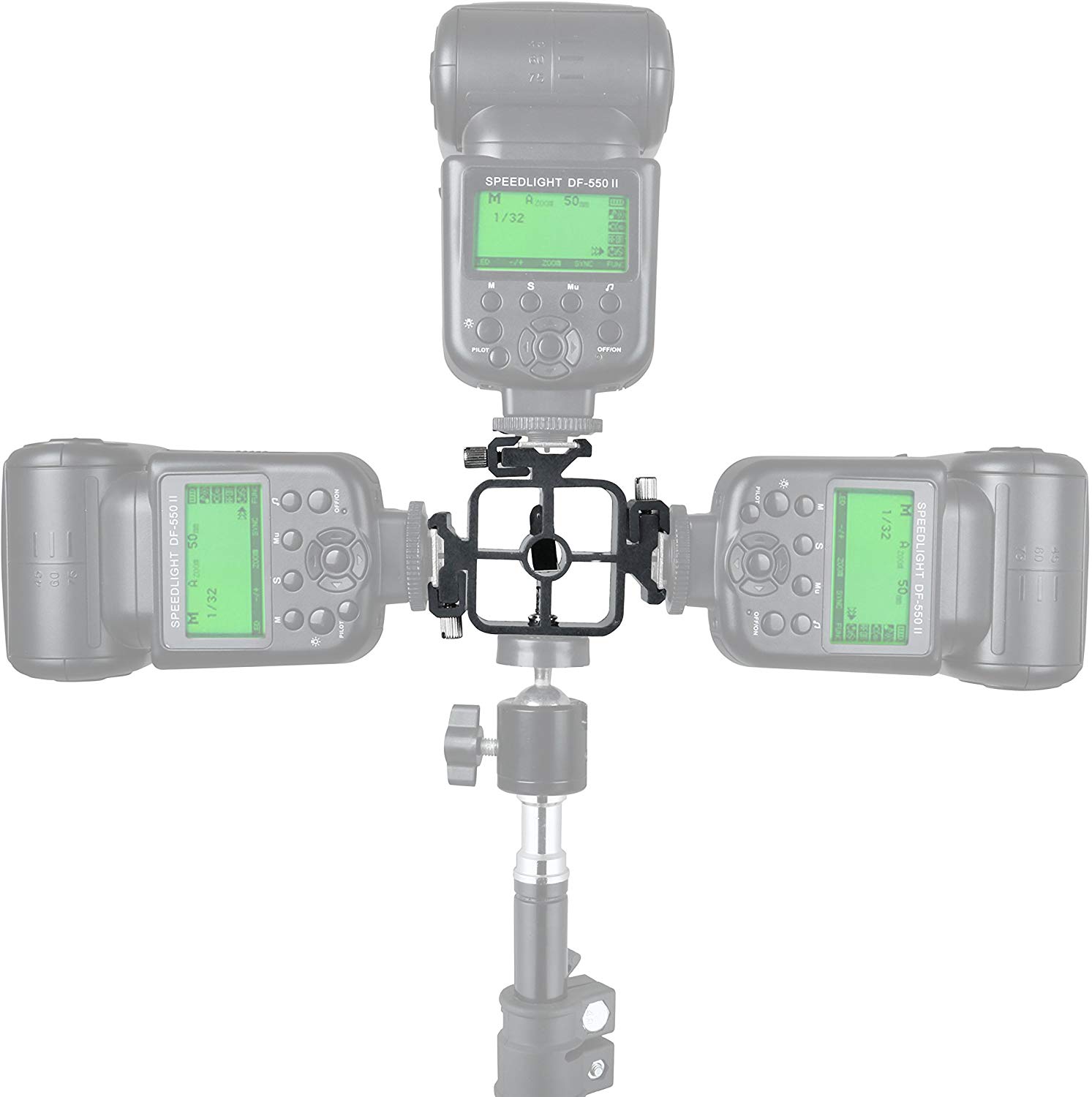 3 Triple Cold Shoe Mount Flash - Photography Umbrella avis et prix