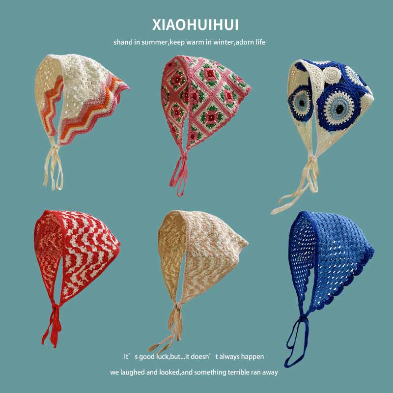French Ins Knitted Lace Triang - Photography Triangle avis et prix