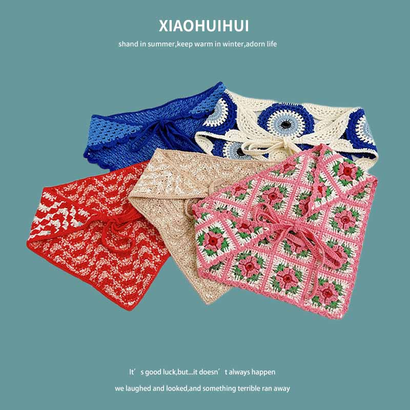 French Ins Knitted Lace Triang - Photography Triangle avis et prix