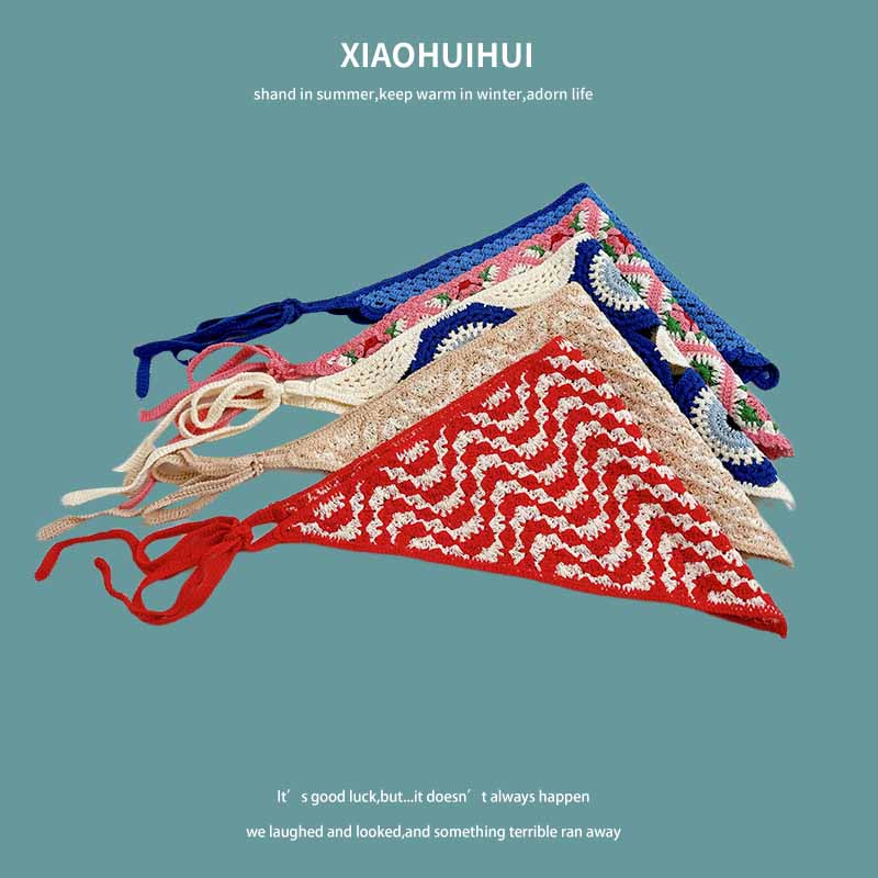 French Ins Knitted Lace Triang - Photography Triangle avis et prix